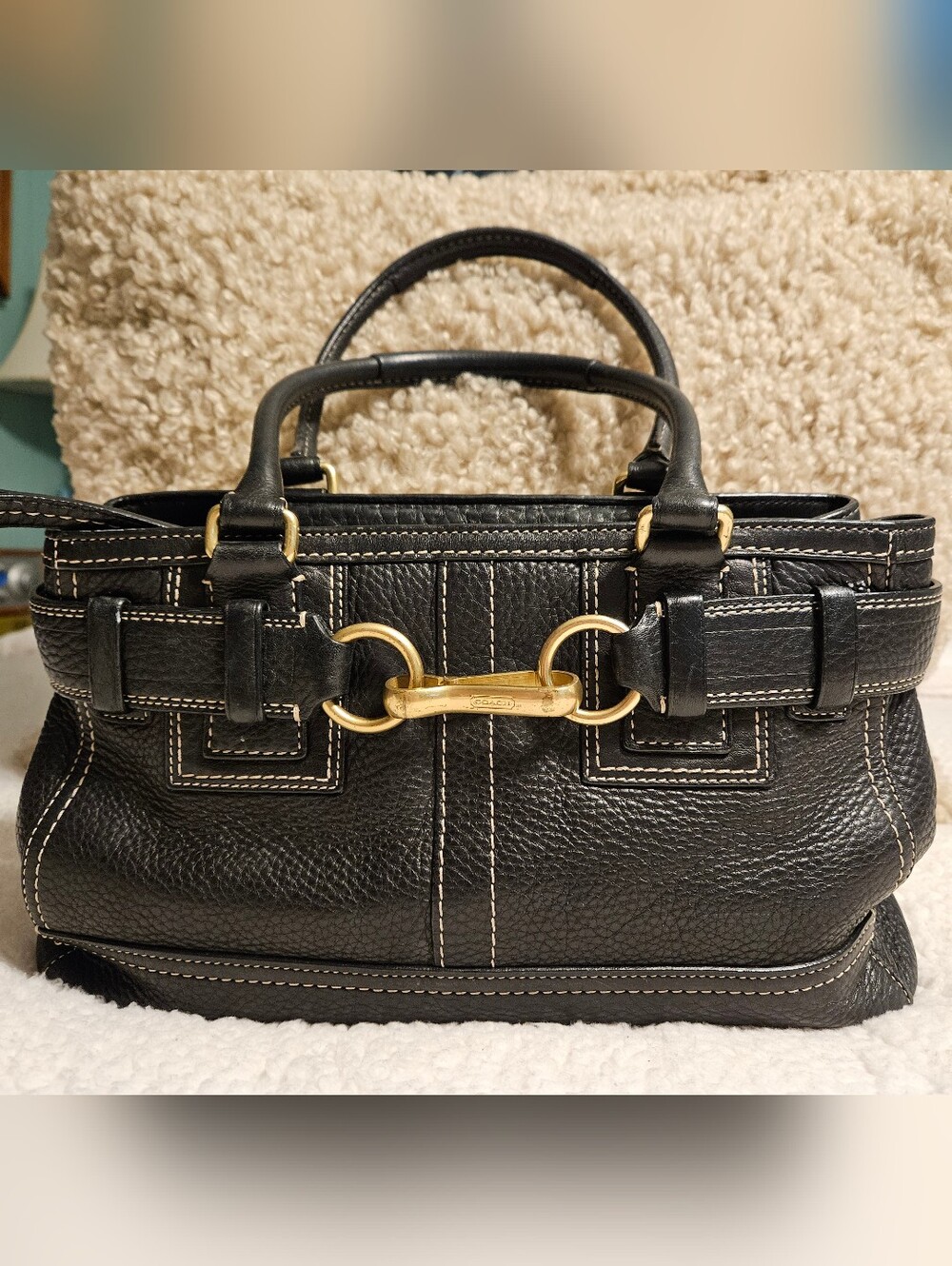 Vintage COACH Soho Satchel - Black
